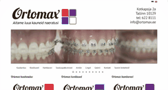 Desktop Screenshot of ortomax.ee